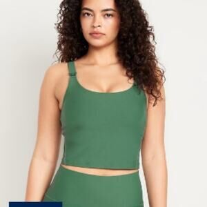 Old Navy Maternity PowerSoft Nursing Sports Bra size XL in Essence Green
